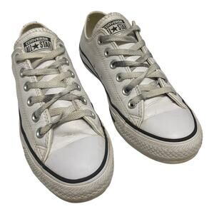 Converse Unisex Shoes 109058 Sz 7 Chuck Taylor All Star White Leather Low Top